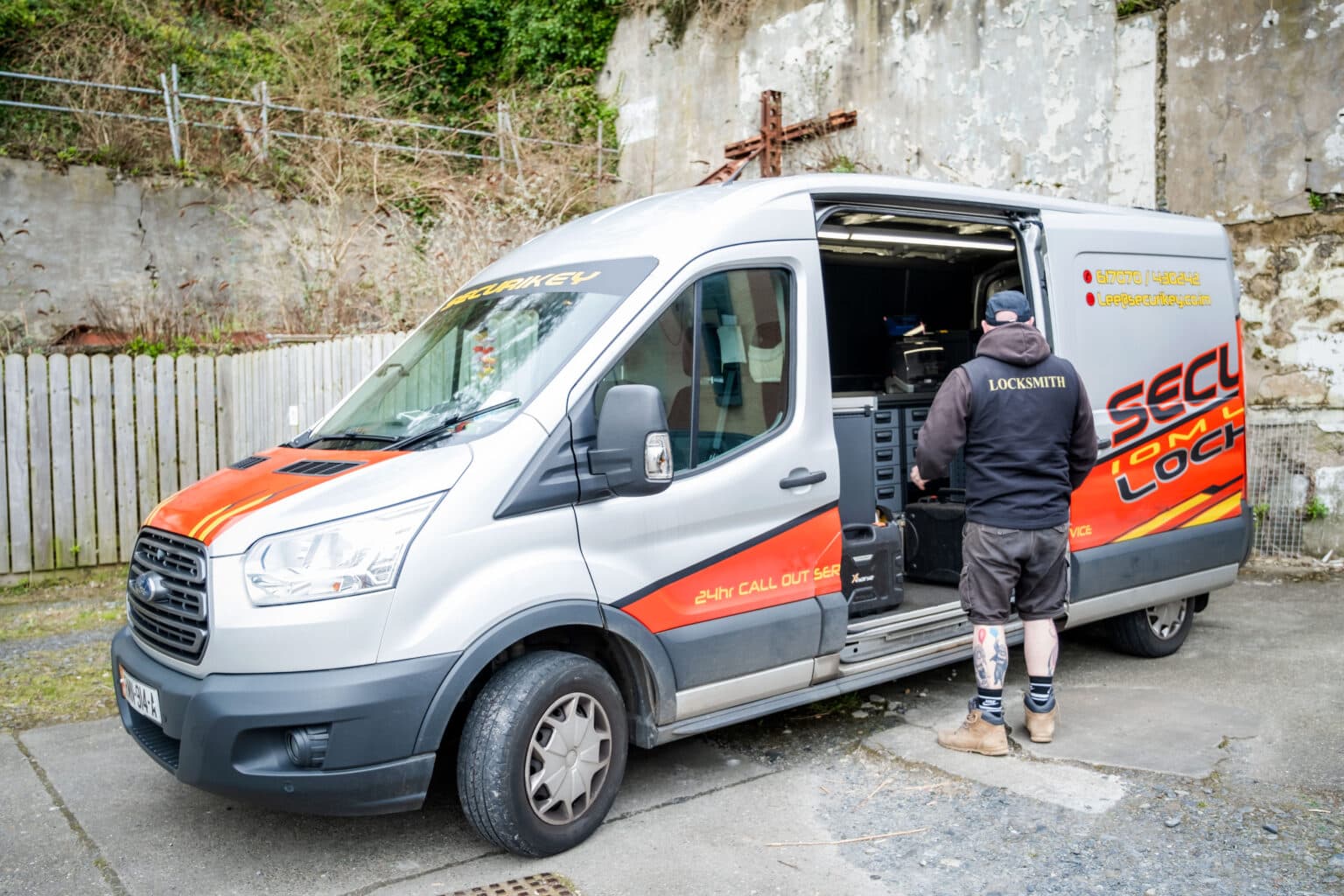 Securikey Workshop One mobile locksmith van on the Isle of Man