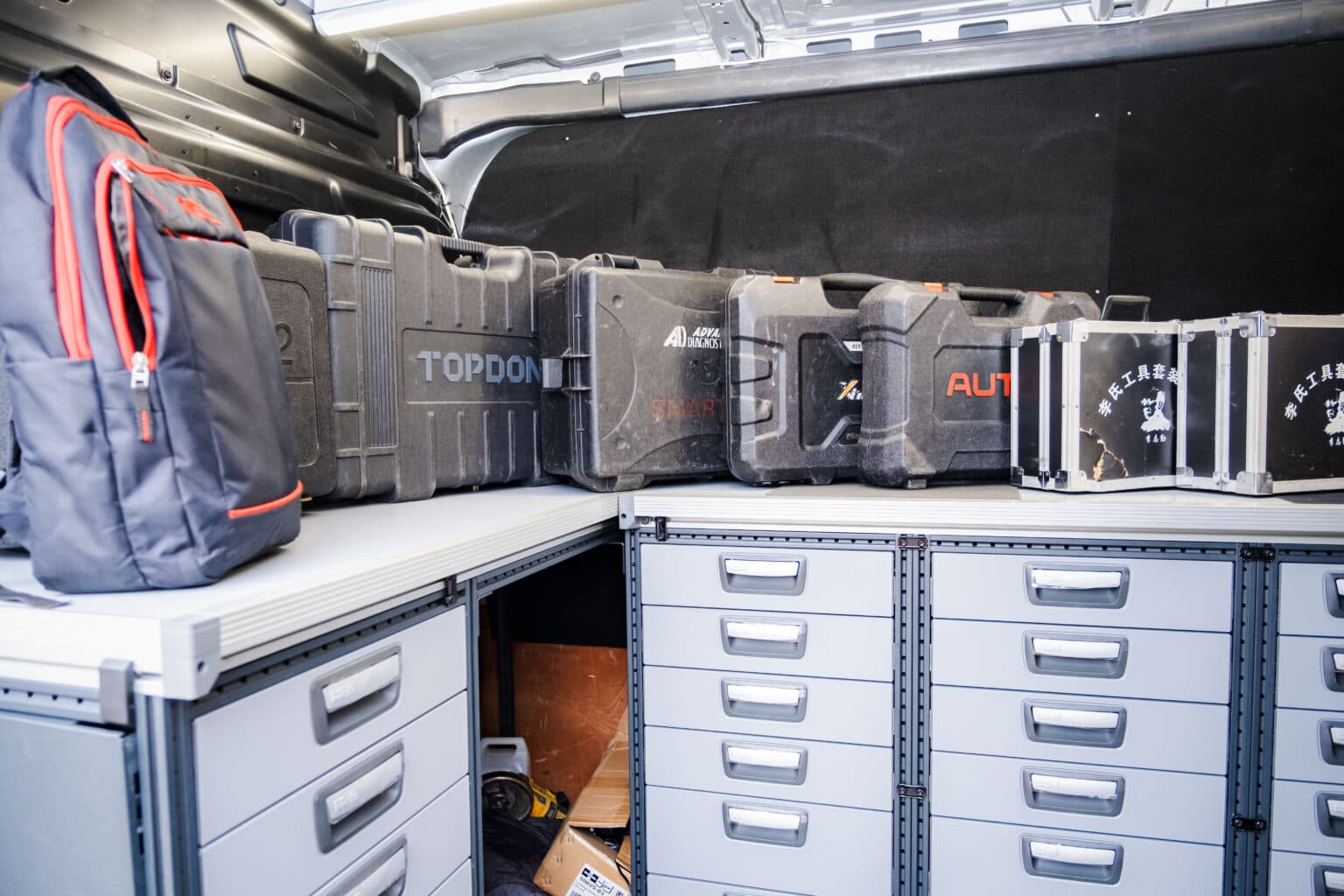 Securikey mobile locksmith workshop van on the Isle of Man